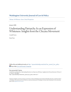 Understanding Patriarchy As an Expression of Whiteness: Insights