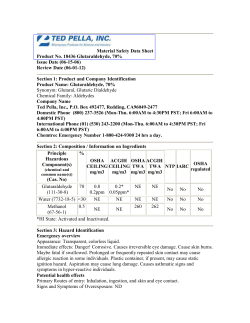 Material Safety Data Sheet
