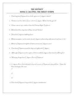 book 5: calypso, the sweet nymph