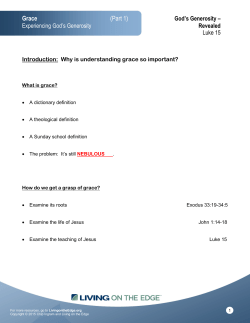 Part 1 - Living on the Edge