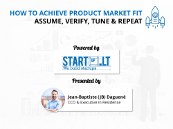 HOW TO ACHIEVE PRODUCT MARKET FIT ASSUME, VERIFY