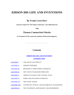 Edison his Life and Inventions, by Frank Lewis Dyer