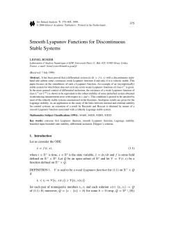 Smooth Lyapunov Functions for Discontinuous Stable Systems