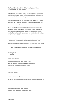 The Project Gutenberg EBook of King Coal, by Upton Sinclair #20 in