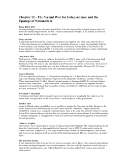 APUSH Ch 12 Key Terms
