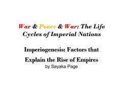 Imperiogenesis: The Rise of Empires