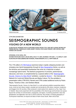 seismographic sounds