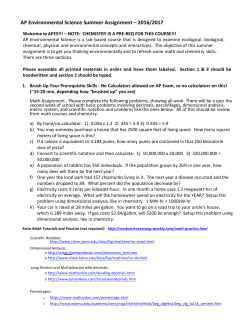 AP Environmental Science