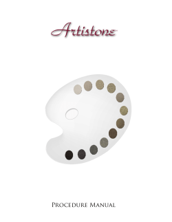 Artistone Manual - ACS International