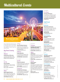 Multicultural Events