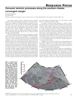 Cenozoic tectonic processes along the southern Alaska convergent