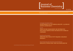 Issue PDF - Journal of Business Chemistry