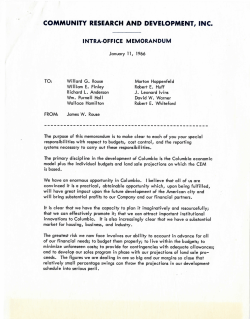 community research and development, inc.