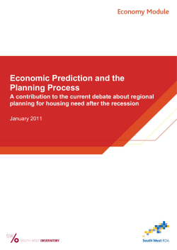Economic Prediction and the Planning Process