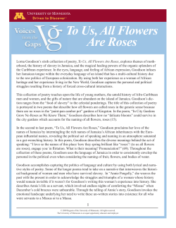 Review To Us, All Flowers are Roses