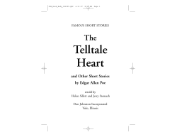 The Telltale Heart and Other Short Stories by Edgar Allan Poe