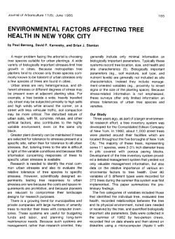 Environmental Factors Affecting Tree Health