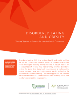 disordered eating and obesity