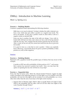DM825 - Introduction to Machine Learning