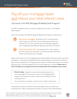 Pay off your mortgage faster and reduce your total interest costs.