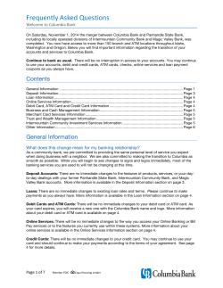 Frequently Asked Questions