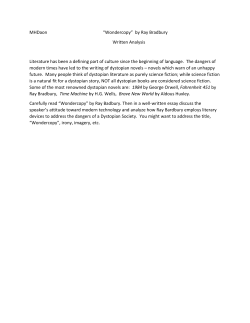 MHDaon &ldquo;Wondercopy&rdquo; by Ray Bradbury Written Analysis