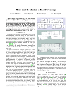 Monte Carlo Localization in Hand-Drawn Maps