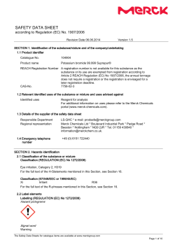 SAFETY DATA SHEET