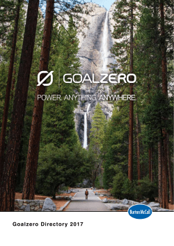 Goalzero Directory 2017