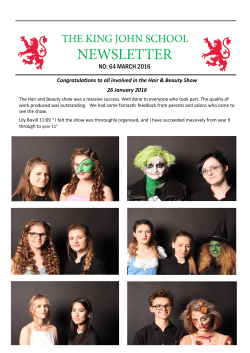 no: 64 march 2016 - King John School