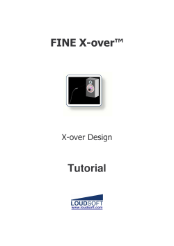 FINE X-over 3 Tutorial A4