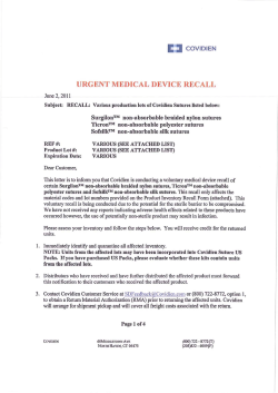urgent medical device recall