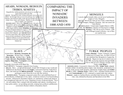 Comparing Nomadic Invasions