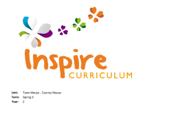 Unit: Town Mouse - Country Mouse Term: Spring 2 Year: 2