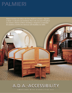 Palmieri Furniture Ltd. believes that there should be no barriers