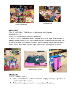 Let`s Think History- Introduction to Relief Sculpture lesson plan