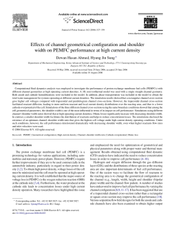 Effects of channel geometrical configuration and shoulder width on