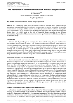 The Application of Biomimetic Materials on Industry