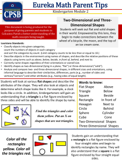 Eureka Math Parent Tips