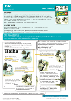 Hoiho JJ43 - Instructional Series