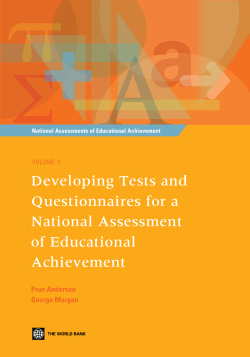 National Assessments of Educational Achievement