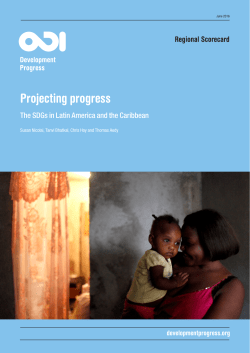 Projecting progress: The SDGs in Latin America