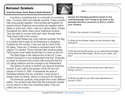 Cross-Curricular Reading Comprehension Worksheets