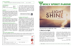 February 5 - Holy Spirit
