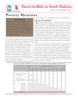 Poverty Measures
