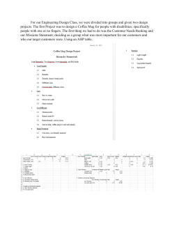 For our Engineering Design Class, we were divided into groups and