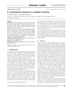 A combinatorial approach to graphlet counting