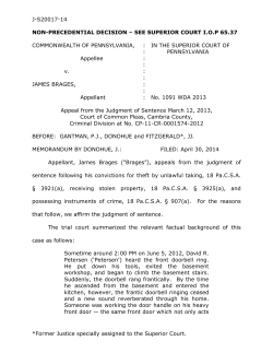 J-S20017-14 NON-PRECEDENTIAL DECISION