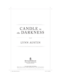 CANDLE in the DARKNESS - Baker Publishing Group
