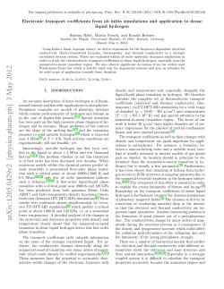 Electronic transport coefficients from ab initio simulations and